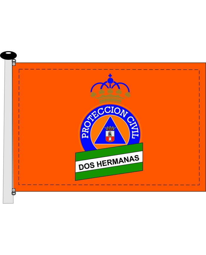 Bandera Protección Civil Dos Hermanas